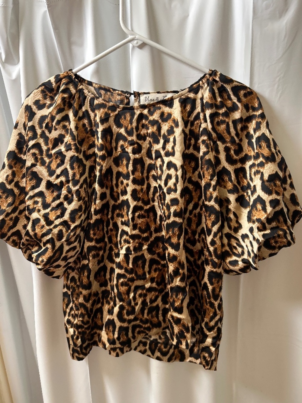 Vine & Love Leopard Print Top